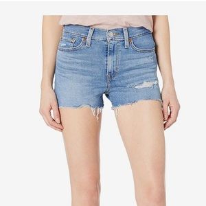 Levi's high rise jean shorts